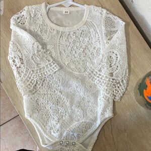 Source Unknown Lace Bodysuit - Cream